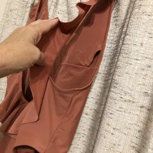 Aerie One-Piece Ruffle Low Back Mallot  thumbnail 3