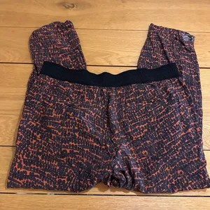 Anthropologie Hei Hei kiri kiti pants orange black medium pull on thumbnail 10