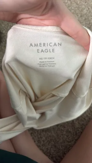 American Eagle Butter soft cream body suit thumbnail 2