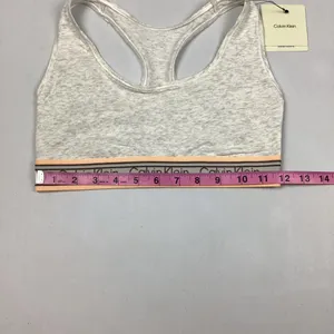 Calvin Klein Icon Cotton modal Stripe unlined bralette Medium NEW! thumbnail 7