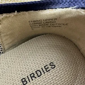 Birdies Blackbird Cream Navy Slip On Knit Loafers Size 6.5 READ DESCRIPTION thumbnail 3