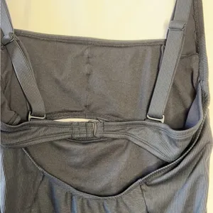 All In Motion Ribbed One Piece Swimsuit Size L Womens Black Cut Out Peak A Boo thumbnail 4