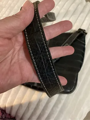 Dooney & Bourke Black Croc-Embossed Crossbody Bag thumbnail 4