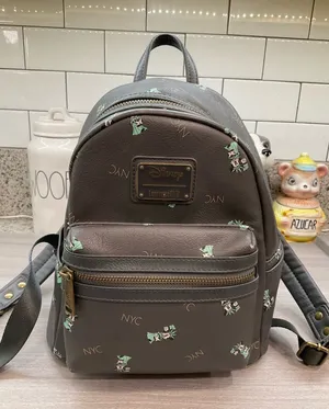 Disney Minnie Mouse Statue Of Liberty Mini‎ Backpack By Loungefly. thumbnail 1