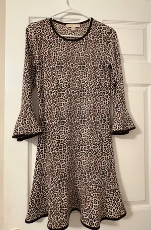 Michael Kors Leopard Print Dress XS thumbnail 1