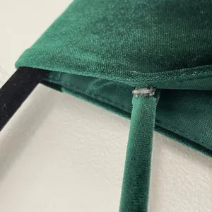 REVELRY Vera Velvet Dress in Emerald Green Size 4 | Evening | Bridesmaid Dress thumbnail 10
