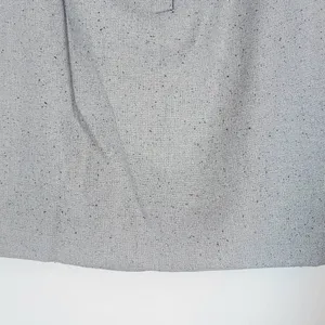 Loft Gray Straight Mini Skirt Size 14 Loft Gray Speckled Mini Tie Front Skirt thumbnail 4