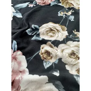Haute Monde Floral Midi Dress M Black Off The Shoulder Sheath Bodycon‎ Pink Rose thumbnail 11