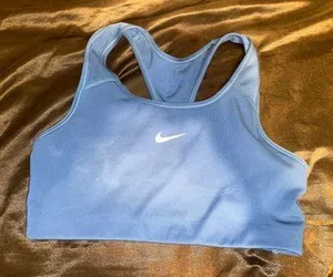Nike Blue Sports Bra thumbnail 1