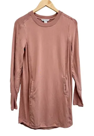 Athleta Balance Dress Long Sleeve Front Pockets Size‎ Extra Small Crewneck thumbnail 1