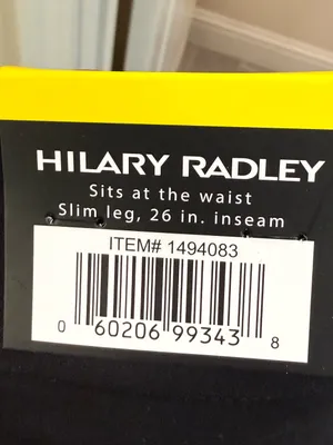 Hilary Radley Black Ankle-Length Tummy Control Pants thumbnail 9