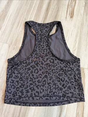 Athleta Cropped Tank Top Cheetah Medium thumbnail 5