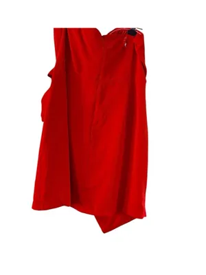 DO+BE Strapless Red Wrap Tie Mini Dress thumbnail 3