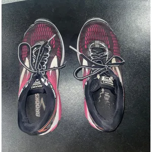Womens Brooks‎ Ghost 10 Cloud Cushion Athletic Running Shoes Size 7.5 Black Pink thumbnail 7