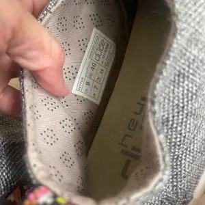 Hey Dude Peyton Linen Gray Slip On Comfort Casual Women's Shoes Size‎ 9 thumbnail 7