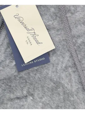 NWT Universal Thread Leisure Studio Velour Hoodie Sweatshirt 92090310 Gray XL thumbnail 8