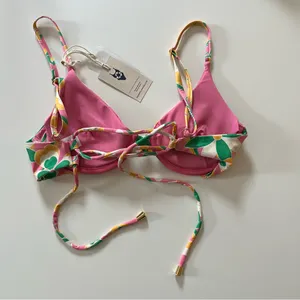 Kenny Flowers Pink and Green Floral Bikini thumbnail 6