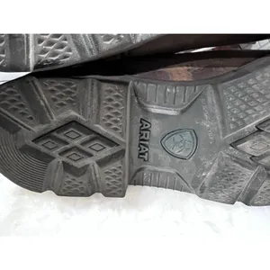 Ariat Groundbreaker Work Boots Men’s 8.5D Brown Steel Toe Pull-On Leather ASTM thumbnail 9