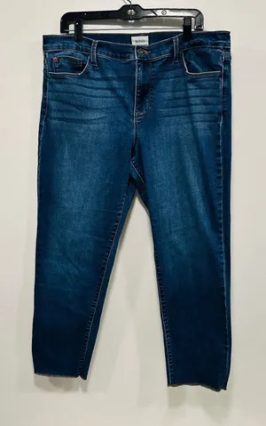 Hudson Jeans Natalie Dianna Dark Blue Ankle & Cropped denim Size 32 thumbnail 1