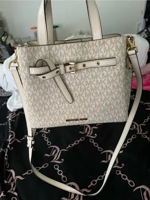 Michael Kors White Logo Purse thumbnail 3
