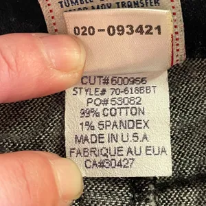 Sarah Big T skirt in Dark Urban Cowboy size 25 NWOT 70-618BBT thumbnail 7