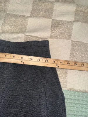 NWOT Lululemon Scuba High-Rise Short 5" *Waffle Heathered Graphite Grey XXS‎ thumbnail 2