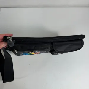 Walt Disney Parks World Fanny Pack Belt Bum Bag 2012 Mickey Mouse Black Sling thumbnail 5