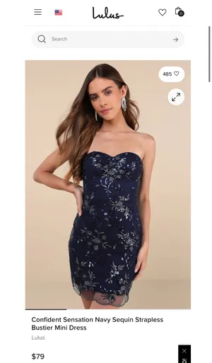 Dress Lulus Mini thumbnail 3