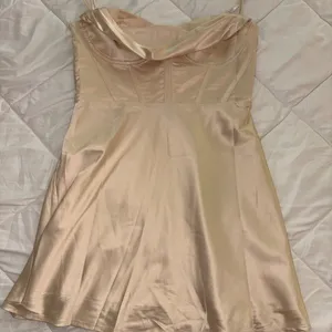 Princess Polly Mini Dress- Champagne 8 thumbnail 6