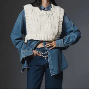 Anthropologie Knit Sweater Vest thumbnail 1