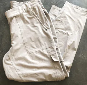 Athleta Khaki Straight Leg Cargo Pants, 16 Tall thumbnail 1