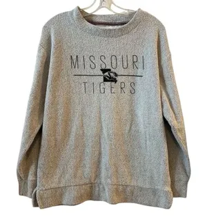 Pressbox Missouri Tigers‎ Graphic Sweatshirt  M Gray Pullover thumbnail 1