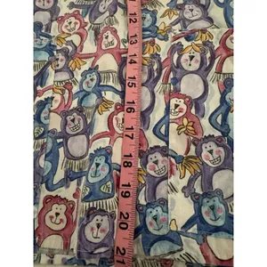 Women's Crest Scrub Top Size Medium Monkey In Skirts short sleeve Nurse Medical thumbnail 4