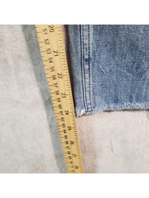 Abercrombie & Fitch The Ankle Straight Ultra High Rise Medium Wash Jeans 24 thumbnail 6
