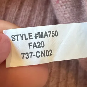 Madewell Donegal Maysfield Cardigan‎ Sweater Peach 100% Merino Wool Size XS thumbnail 6
