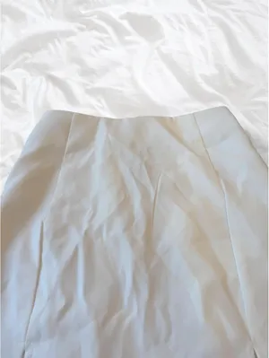 Nasty Gal White Pleated Mini Skirt Size US 4 thumbnail 5