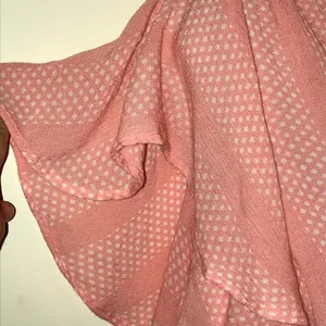 Anthropologie Maeve Nell pink ruffle top size XS thumbnail 4