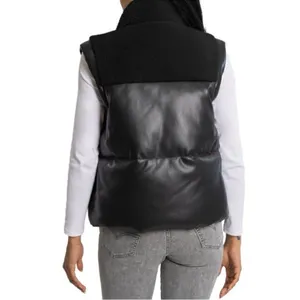 Bearpaw Ladies' Faux Leather Yoke Vest nwt thumbnail 3