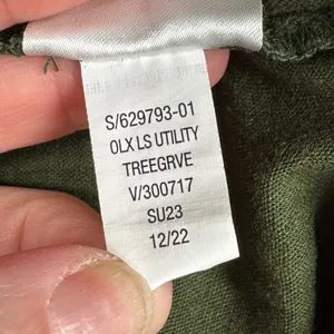 Banana Republic Linen Blend Utility Romper Long Sleeve Army Olive Green‎ Size S thumbnail 5