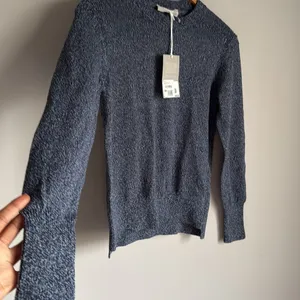 NEW Everlane Soft Cotton Crew Sweater Blue Size XS thumbnail 9