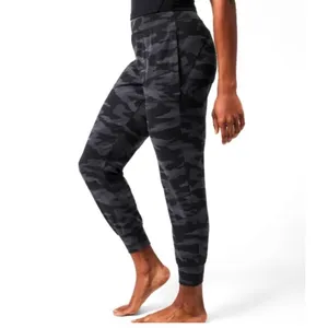 Athleta Salutation Camo Jogger Pants - Black and Grey size medium women's thumbnail 3