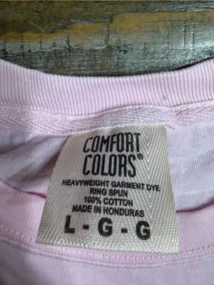 Comfort Colors Pink Short Sleeve Tee with Coffee Cup Graphic thumbnail 2