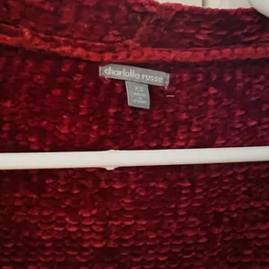 Charlotte Russe Red Knit Cardigan thumbnail 2