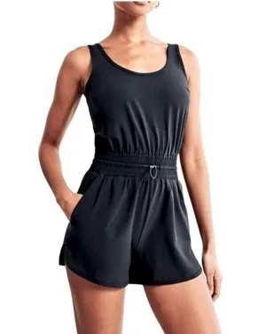 Abercrombie & Fitch Black Traveler Romper thumbnail 1