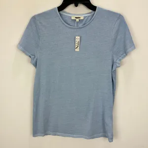 Madewell Essential Slim Tee Shirt Lightweight Cotton Light Blue Basics L NWT thumbnail 2