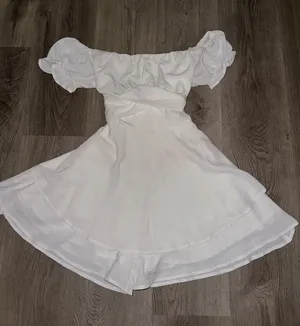 White Romper Dress Amazon thumbnail 1