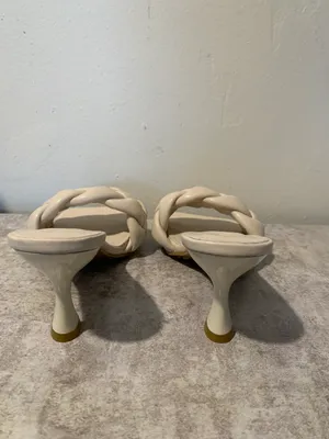 White Baby Heels Size 7 thumbnail 2