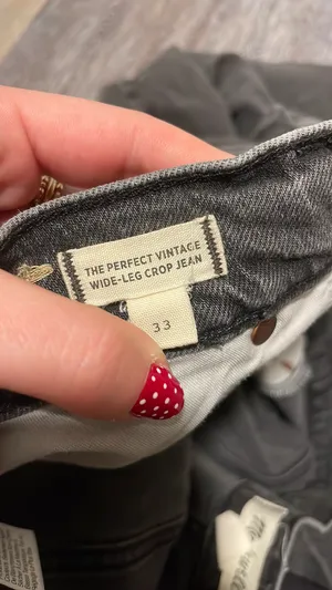 Madewell Perfect Vintage Wide-Leg Crop Jeans thumbnail 5