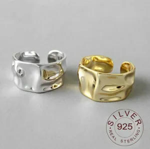 NEW Hammered‎ Yellow Gold Plated Ring thumbnail 4