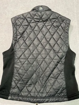 Marmot Quilted Vest Size XS Black Insulated Full Zip thumbnail 5